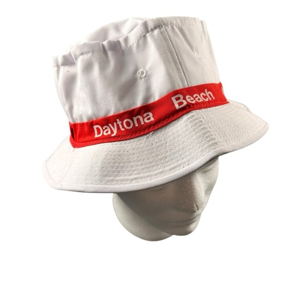 Daytona Winston NASCAR Bucket Hats Lot of 2 Vintage Red White M L New Old Stock - Picture 4 of 16